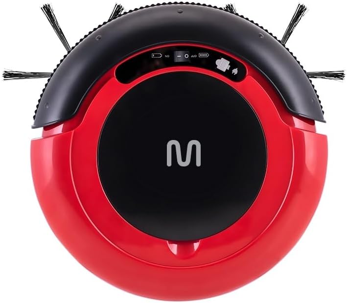 Aspirador de pó robô da marca Multilaser na cor vermelho.